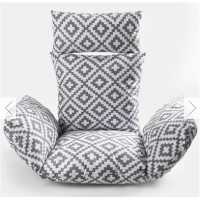 THE RANGE - Geo Outdoor Hanging Egg Chair Cushion - Grey