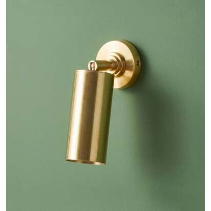 Kidd wall light in aged brass