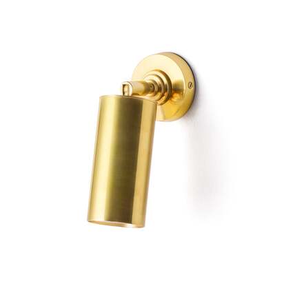 Kidd wall light in aged brass