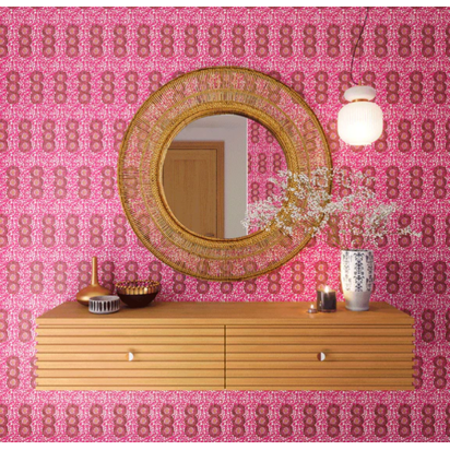 EVA SONAIKE - Idunu Wallpaper Pink
