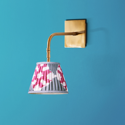 Stevie rechargeable wall fitting in antique brass