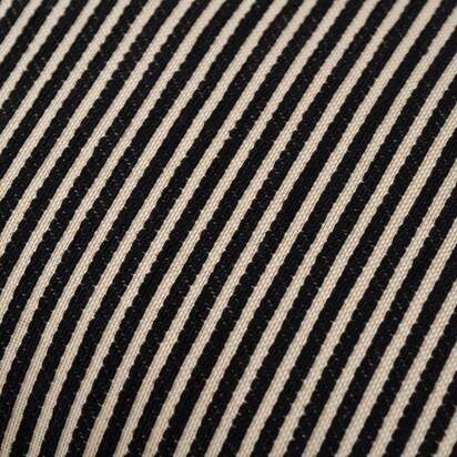 Chenille Striped Rectangular Cushion Cover