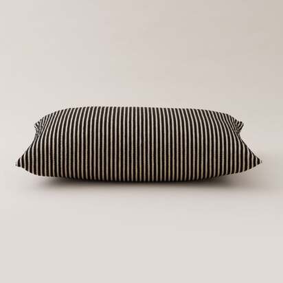 Chenille Striped Rectangular Cushion Cover