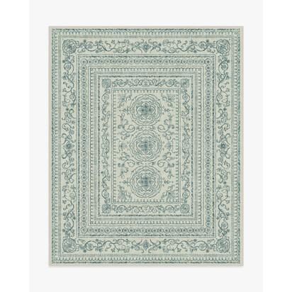 Gisele Neutral & Navy Rug - 245 x 305 cm - All-In-One Rug