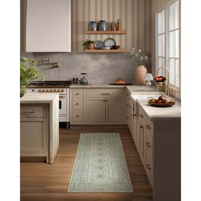 Gisele Neutral & Navy Rug - 245 x 305 cm - All-In-One Rug