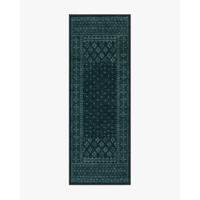 Fernanda Teal Blue Rug - 75 x 215 cm - All-In-One Rug