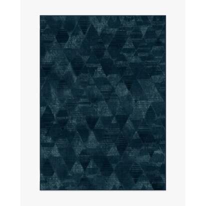 Kavi Mosaic Navy Rug - 150 x 215 cm - All-In-One Rug