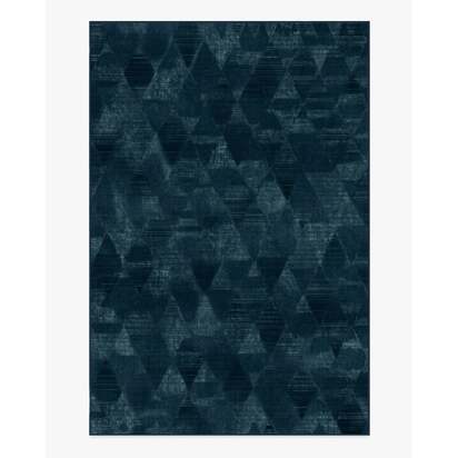 Kavi Mosaic Navy Rug - 200 x 290 cm - All-In-One Rug