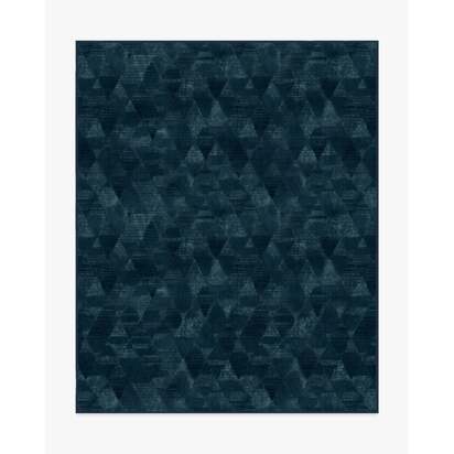 Kavi Mosaic Navy Rug - 245 x 305 cm - All-In-One Rug