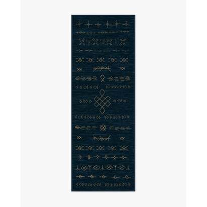 Astrid Navy Rug - 75 x 215 cm - All-In-One Rug