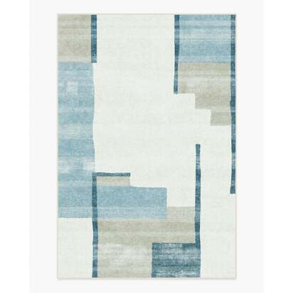 Haylan Ivory & Blue Rug - 185 x 275 cm - All-In-One Rug