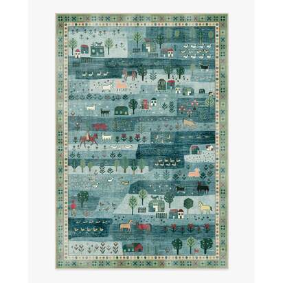 Alder Soft Blue Rug - 185 x 275 cm - All-In-One Rug