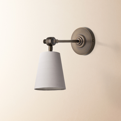 Elbow wall fitting in antiqued bronze