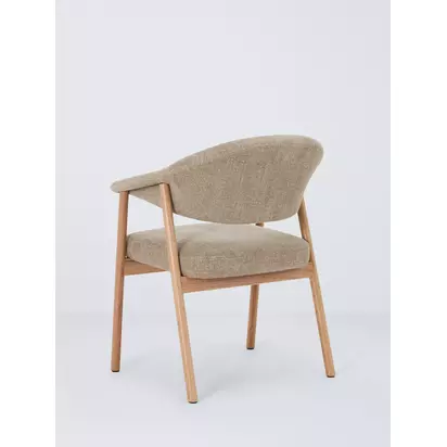 John Lewis Elk Dining Chair Oak/Natural | 81 x 63 x 63 cm