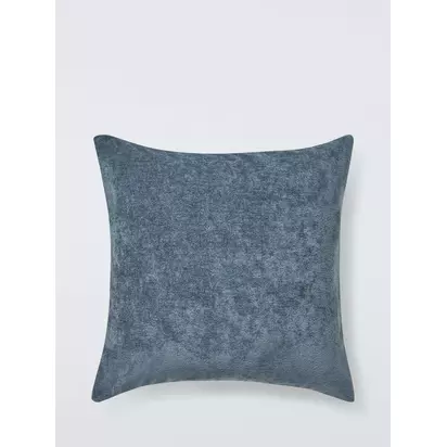 John Lewis Chenille Cushion Blue | 50 x 50cm