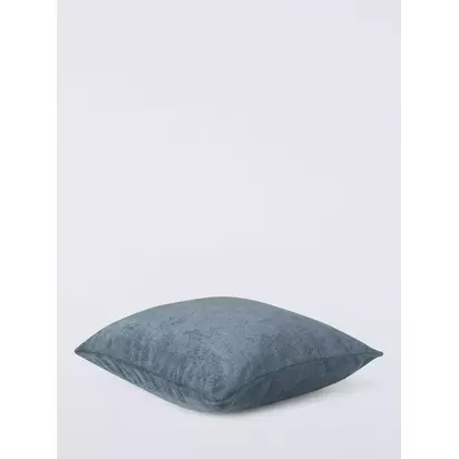 John Lewis Chenille Cushion Blue | 50 x 50cm