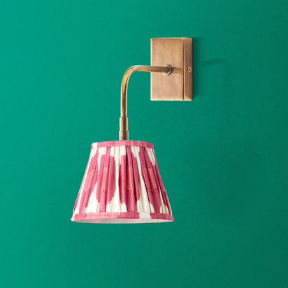 Matchbox rechargeable wall fitting in antique brass