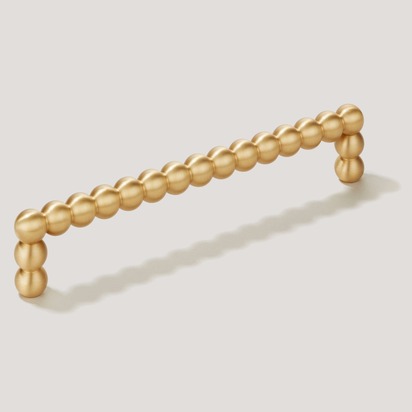 BOBBIN Handle - Satin Brass - 235mm (220mm CC) / Handle Only