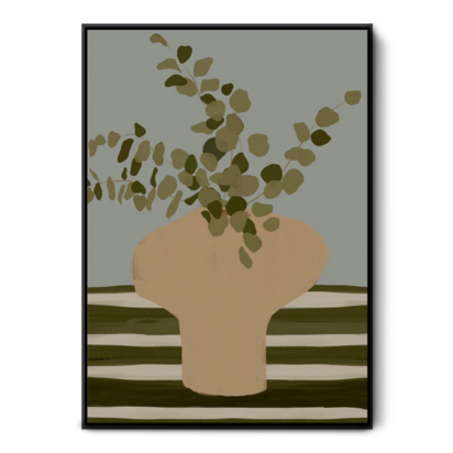 Potted Eucalyptus - Small / Black