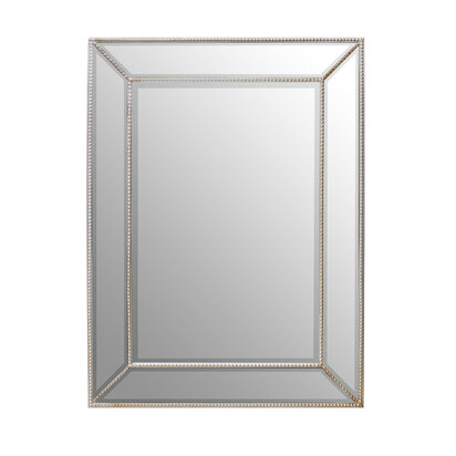 Lora Silver Wooden Frame Wall Mirror