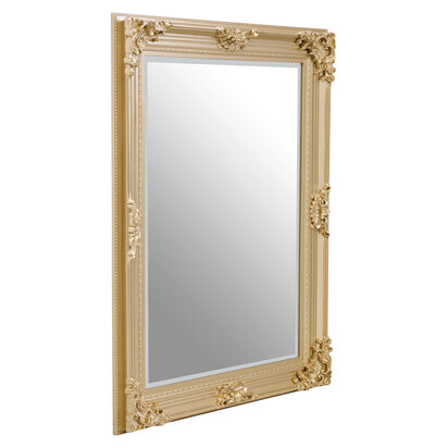 Lori Silver Wooden Frame Wall Mirror