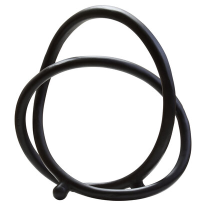 Prato Matte Gold Finish Twist Sculpture