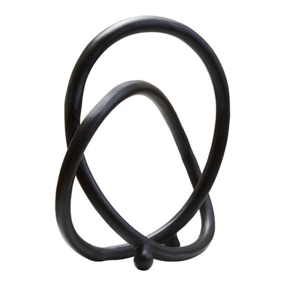 Prato Matte Gold Finish Twist Sculpture