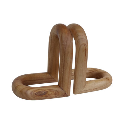 Arlo Natural Wood Candle Holder