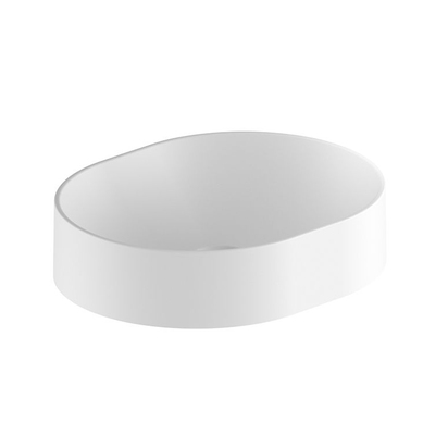 Vado Safari Round Smooth Countertop Basin - Arctic White