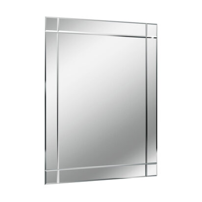Milania Etched Border Wall Mirror