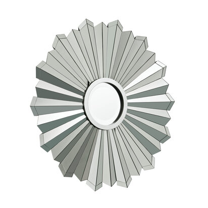 Flare Sunburst Design Wall Mirror