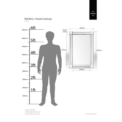 Deymonte Bevelled Edge Wall Mirror