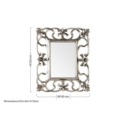 Adelere Entwined Swirl Design Wall Mirror
