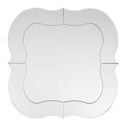 Katelyn Silver Rounded Wall Mirror