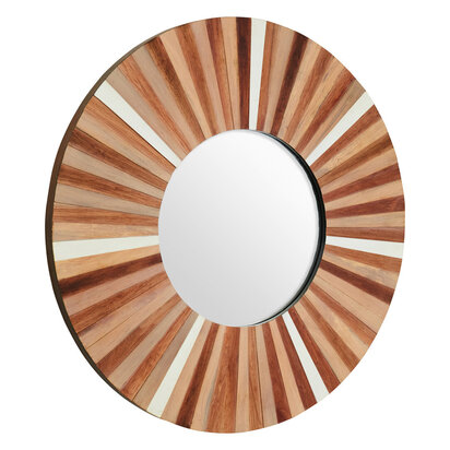 Barn Natural Wood Wall Mirror