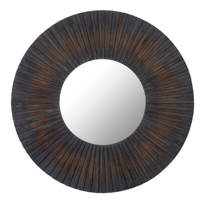 Barn Antique Wood Effect Wall Mirror