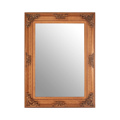 Brussels Baroque Rectangle Gold Wall Mirror