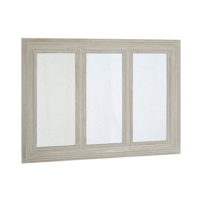 Gail 3 Panel Wall Mirror with Ash Wood Frame