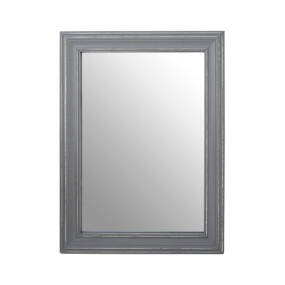 Henley Grey Frame Rectangular Wall Mirror