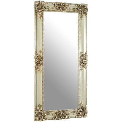Cara Ornate Silver Frame Wall Mirror