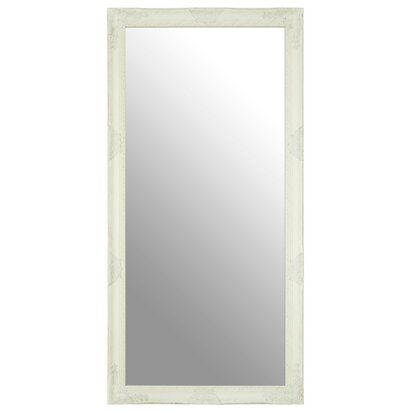 Andrey White And Brushed Gold Finish Wall Mirror