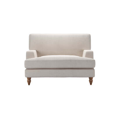 Isla Loveseat in Lotus Aquaclean Linen Look