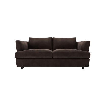 Lars 3 Seat Sofa Bed in Bitter Chocolate Aquaclean Clever Canvas