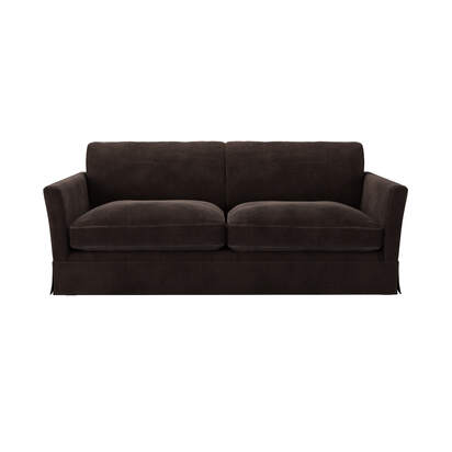 Otto 3 Seat Sofa in Bitter Chocolate Aquaclean Clever Canvas