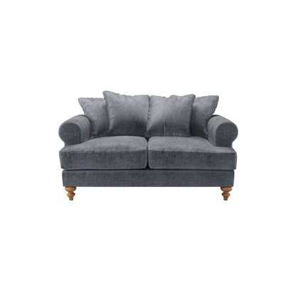 Teddy 2 Seat Sofa in Whale Song Aquaclean Linen Look