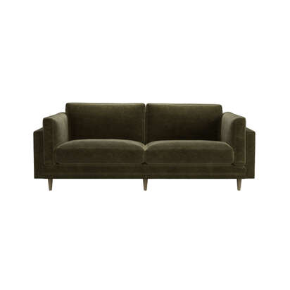 Slim Marco 3 Seat Sofa in Juniper Aquaclean Clever Chenille