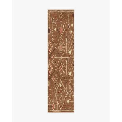 Saguaro Trail Caramel & Cream Rug - 75 x 305 cm - All-In-One Rug