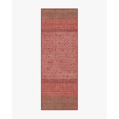 Mesa Check Red Rug - 75 x 215 cm - All-In-One Rug
