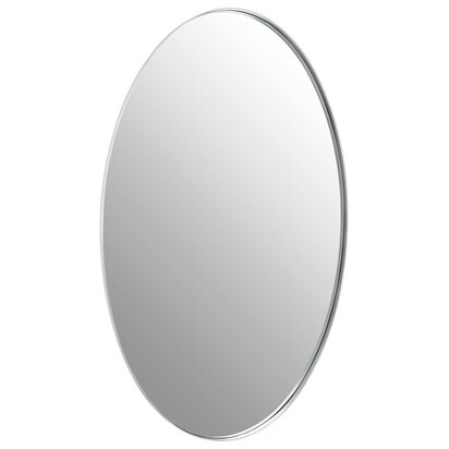 Cora Wall Mirror with Silver Finish Frame