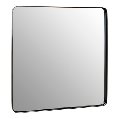 Candi Matt Black Square Wall Mirror
